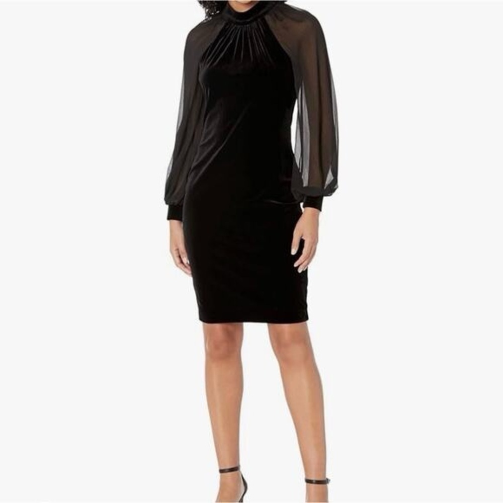 Black velvet holiday dress!